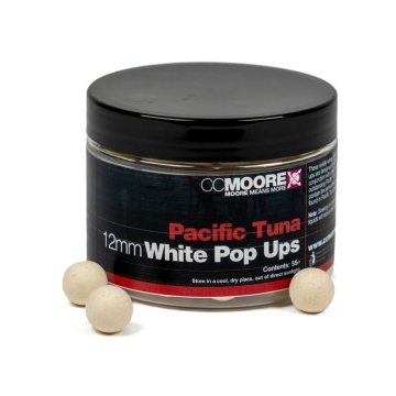 Pacific Tuna White Pop Ups 12mm (55) - 1 pot