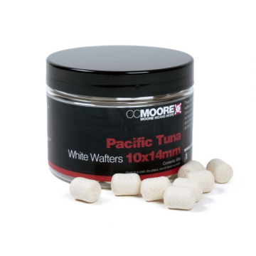 Pacific Tuna White Dumbell Wafters 10x14mm (65) - 1 pot