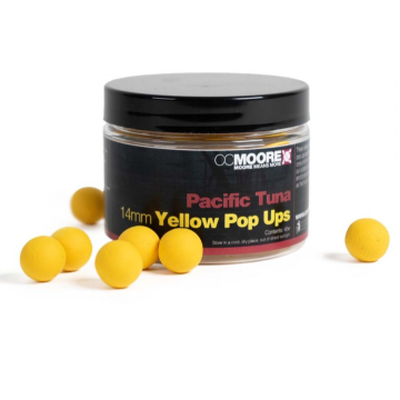 Pacific Tuna Yellow Pop Ups 14mm (45) - 1 pot