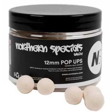NS1 White Pop Ups 12mm (55) - 1 pot