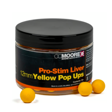 Pro-Stim Liver Yellow Pop Ups 12mm (55) - 1 pot