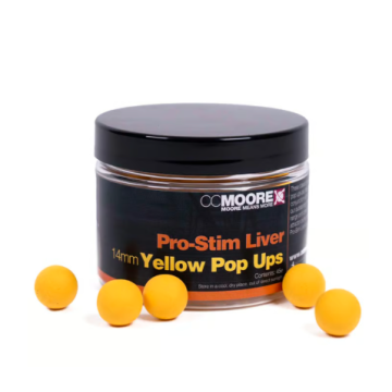 Pro-Stim Liver Yellow Pop Ups 14mm (45) - 1 pot