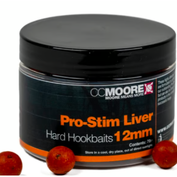 Pro-Stim Liver Hard Hookbaits 12mm (70) - 1 pot