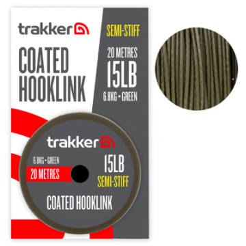 Trakker Semi Stiff Coated Hooklink (15lb)(6.8kg)(20m)