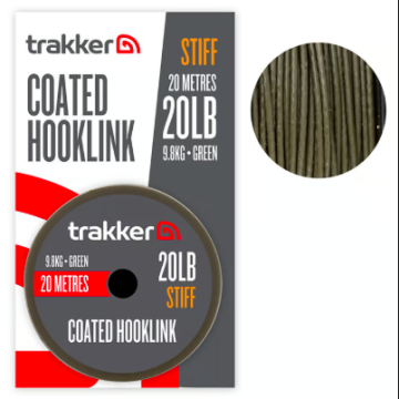 Trakker Semi Stiff Coated Hooklink (20lb)(9.8kg)(20m)