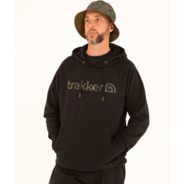 Trakker CR Logo Hoody Black Camo - XL