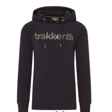 Trakker CR Logo Hoody Black Camo - Medium