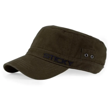 Olive Sticky Logo Cap