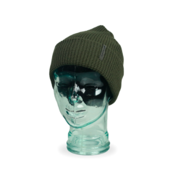 Olive Sticky Waffle Beanie