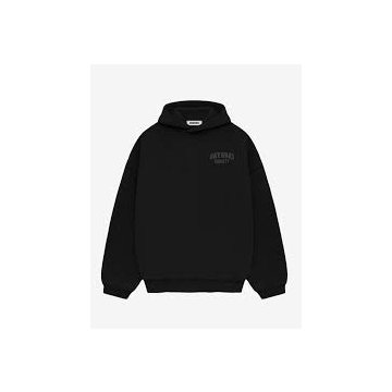 Minimal Hoodie - Black - XL