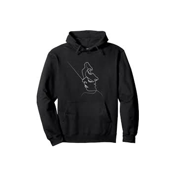Minimal Hoodie - Black - Large